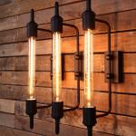 Vintage creative E27 wall lamp cafe restaurant steam punk light （WH-VR-35）