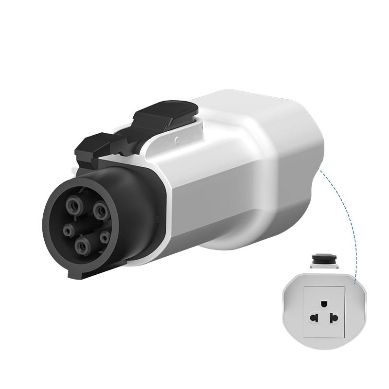 GBT V2L EV Discharge Adapter Gun IP 55 3.5kw Condition Vehicle Charging V2L Charger with Outdoor Camping Extended Plug Socket