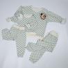 Buy cheap 230gsm Family Matching Clothes Set French Terry Crew Neck Long Sleeve Checkered Sweatsuit from wholesalers