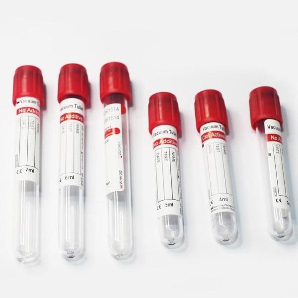 Buy cheap Custom Size Adults Plain Tube Red Single Serum Tube Vacuum Blood Collection Tube from wholesalers