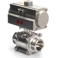 Buy cheap SS316L PN6~PN16 Stainless Steel Sanitary Valves Intelligent Control product
