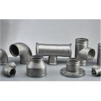 Buy cheap Stainless Steel Grooved Pipe Fittings With Sandblasting / Polishing Surface product
