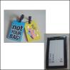 Buy cheap New Creative customed logo soft pvc luggage tag label for bag from wholesalers