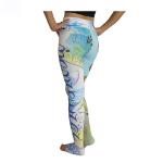 Full Length Sublimation Yoga Wear Clothing Fitness Gym Leggings For Women
