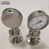 Buy cheap Diaphragm Seal Pressure Gauge 10 Bar Ss316 Glycerine Filled For Chemical Oil And Gas from wholesalers
