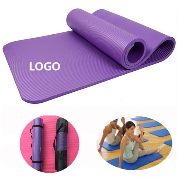 Buy cheap Promotional Yogo Mat 155*61*1cm NBR Logo Customized Fitness Supplies from wholesalers