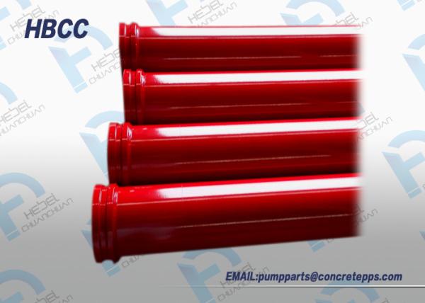 Buy cheap Good quality carbon steel cocnrete pump pipe for concrete pump truck,trailer or placing boom machines from wholesalers