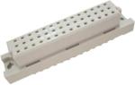 PBT DIP DIN 41612 Connector Three Rows 30P 48P 64P 96P N Pin Right Angle