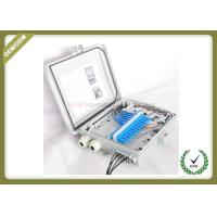 Buy cheap Outdoor FTTH Wall Mount Fiber Termination Box 24 Core , Optical Fiber Junction product