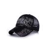 Buy cheap Sequins Blue Boys Mesh Baseball Caps Embroidery Breathable Good Flexibility from wholesalers