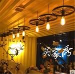 Black Loft Style industrial pendant lights for Bar Kitchen Coffee Shop