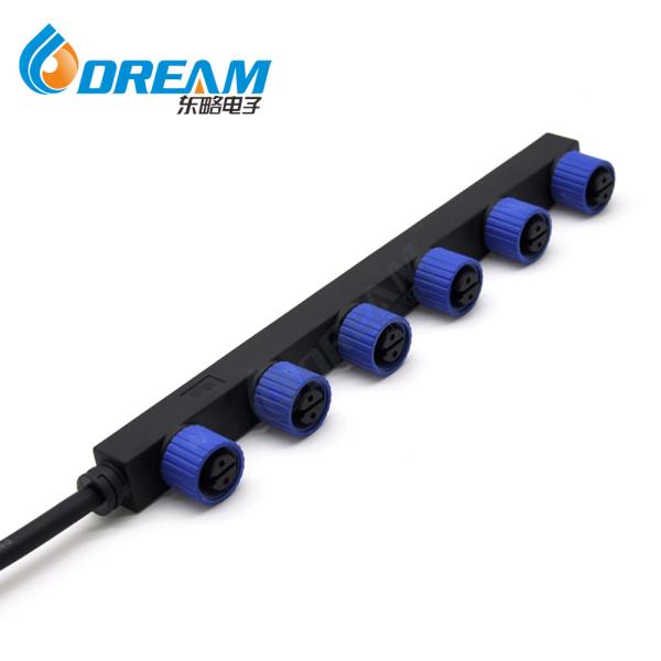 Buy cheap DTEAM-START 1 to 6 M15 LED street light module standard male female cable splitte from wholesalers
