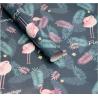 Buy cheap 80gsm Gift Wrap Paper Roll Summer Flamingos Turtle Leaf Print Wrapping Paper from wholesalers