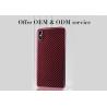 Buy cheap iPhone X Red Glossy Finish Aramid Fiber Phone Case from wholesalers