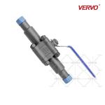 DN25 25MM 3 Piece Soft Seal RPTFE Ball Valve Forging Ball Valve With 100mm