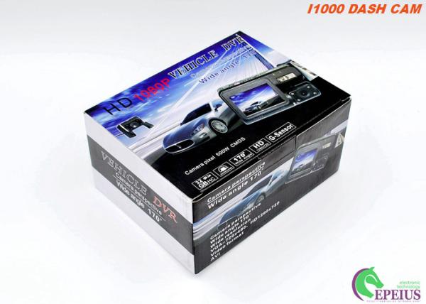 Buy cheap Ultra 1080P I1000 Dual Lens Dash Cam Loop Recording With 2.0 Inch Screen H.264 from wholesalers
