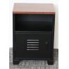 Buy cheap Single Door Black Night Stand Thick 0.6mm Steel Storage Cabinet from wholesalers