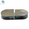 Buy cheap Glass elliptical partition brace, glass clamps RS1837, 180 degree, double, stainless steel from wholesalers