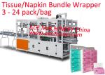 Facial Tissue Paper Napkin Packing Machine PE Bags Full Automatic PLC Control