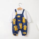 Children'S Short Sleeve Overall For Newborn Cartoon Strap Overalls Spring Autumn