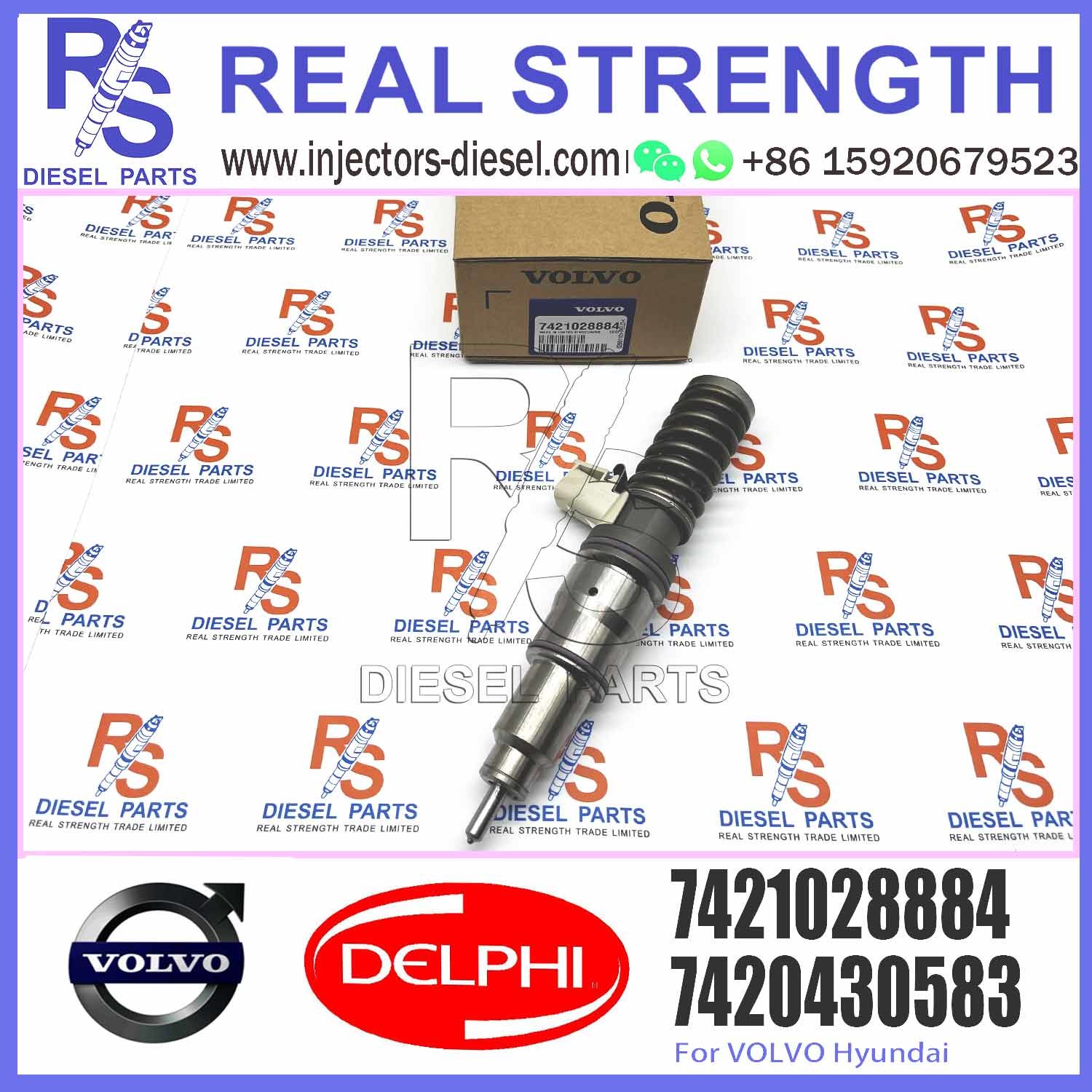 diesel fuel injector 21028884 3801432 BEBE4D04001 for V-O-L-V D11A, MD11 common rail injector 7421028884 3803913