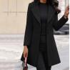 Buy cheap MID Length Woolen Coats For Women Korean Version Wool Lapel Thin Winter Coat from wholesalers