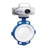 Buy cheap High Temperature Fluorine Electric Control Butterfly Valve With Wafer / Flang Connection from wholesalers