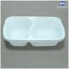Buy cheap Restaurant Supply Disposable 2-Coms PP Plastic Lunch Box-Durable Heat resistant food tray lid -Plastic Food Containers from wholesalers
