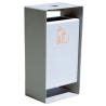 Buy cheap SGS Certificate 45L Outdoor Metal Trash Can With Ashtray from wholesalers