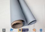 Thermal Insulation Materials 31OZ 0.85MM Grey Silicone Coated Fiberglass Fabric