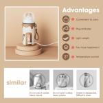 9v Portable USB Charging Digital Bottle Warmer electric Baby Milk Sleeve Cover