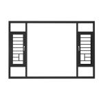 Customized Aluminium Black Casement Windows The Perfect Choice for Louver