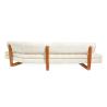 Buy cheap Velvet Or Linen Modern Classic Sofa With Solid Mahogany Legs , White from wholesalers