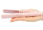 Pink Plate Mini Hair Straightener , Electric Hair Crimper 2600mAh Lithium