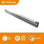 Slim Aluminum Profile Cabinet Strip Light DC 12V Recessed LED Tape Light