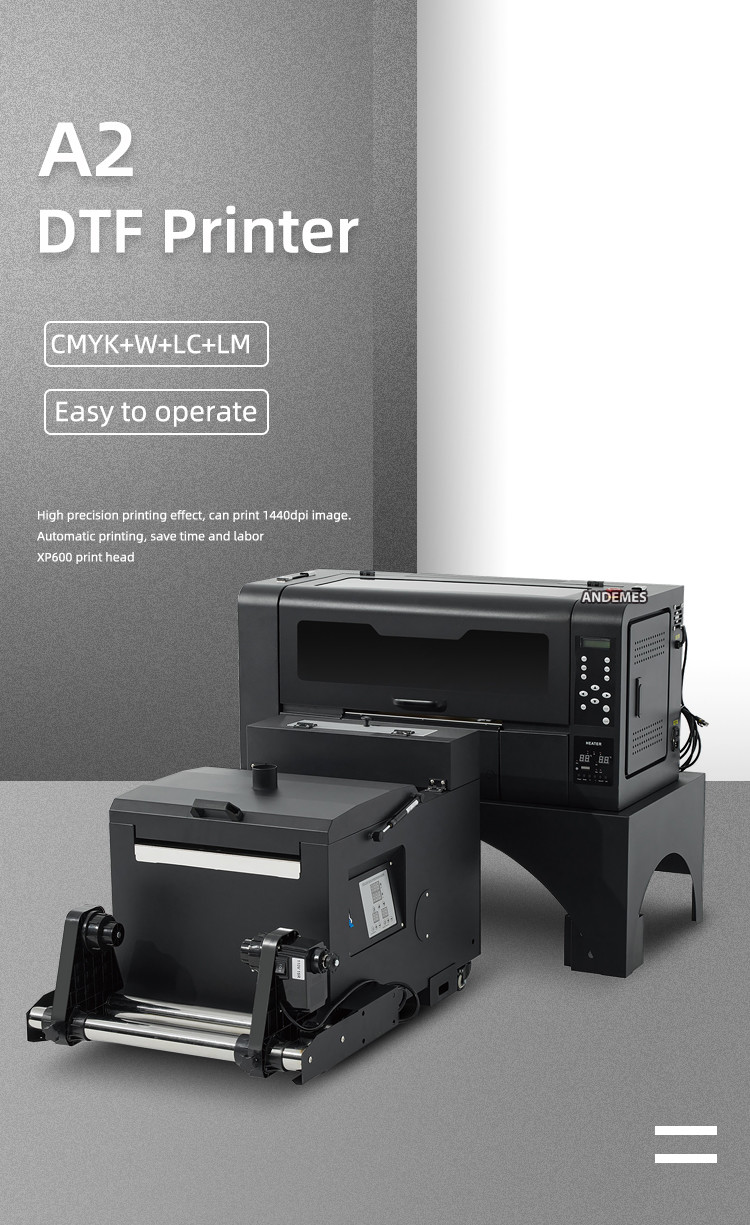 XP600 Multi Color T-Shirt Printing Machine with Two Heads and Powder Shaker Oven