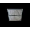 Buy cheap Panel Pleated Aluminum Alloy Frame Pre Air Filter For Air Conditioning from wholesalers