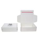 White Corrugated Paper Mailer Box Ecommerce Shipping Bags For Cosmetic