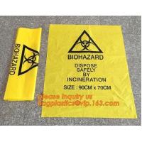 Buy cheap heavy duty red medical biohazard garbage trash bags, PE Eco-friendly biohazard product