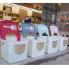 Buy cheap White 600X500mm Self Cleaning Litter Box OEM Automatic Cat Litter Box from wholesalers