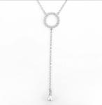88mm 925 Sterling Silver Necklaces Heart Shaped 5mm "Only Love"