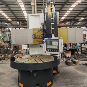 Buy cheap High Precision CNC Vertical Turret Lathe Metal Turning Machining from wholesalers