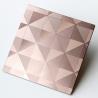 Buy cheap 201 304 Pvd Color Textured Sheet Metal With Jigsaw Triangle Texture Stainless Steel from wholesalers