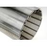 Buy cheap Welded Johnson Wedge Wire Screens 100 Micron 0.02mm Slot Flange from wholesalers