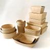 Buy cheap Kingwin Disposable Recycle Food Grade Container Packaging Brown Paper Fast Food Take Away Takeaway Kraft Paper Food Lunch Box from wholesalers