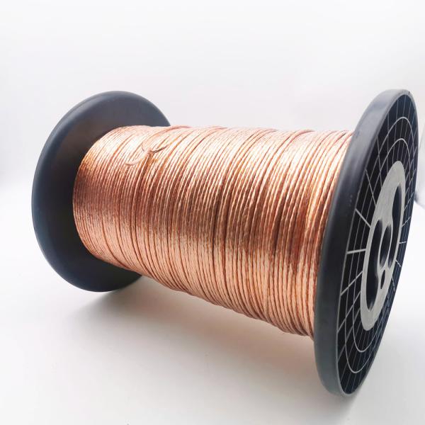 Buy cheap 0.4mm *45 Mylar Litz Wire High Voltage Profiled Copper Conductor from wholesalers