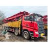 Buy cheap Used 56m concrete pump truck with Sany self-made chassis, from wholesalers
