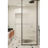 Buy cheap Bathroom French Door Style Solid Structure Reeded Moru Tempered Glass Shower Screen from wholesalers
