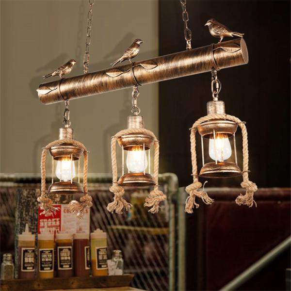 Buy cheap American Vintage Bird Chandelier Industrial Style Restaurant Kitchen Lamp(WH-VP-234) from wholesalers