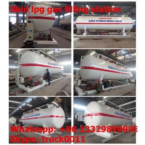 Buy cheap Hot sale 5metric tons lpg gas tank with refilling system for gas cylidners filling, 5MT skid lpg gas refilling plant from wholesalers